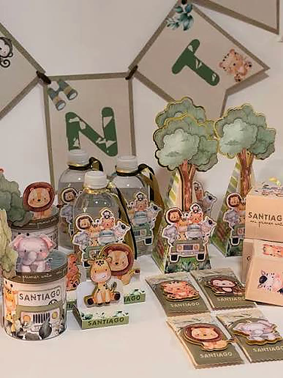 Souvenirs personalizados de safari